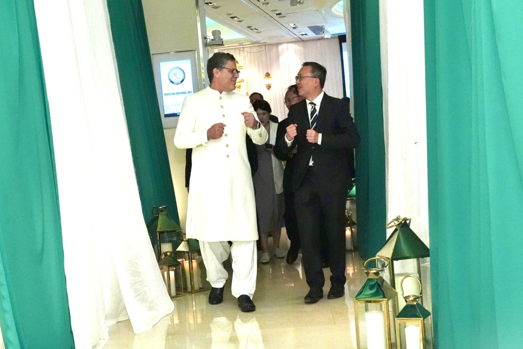 林定國出席巴基斯坦日酒會。 林定國出席巴基斯坦日酒會。