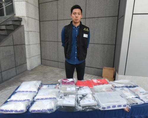 警方搜出260萬元海洛英。