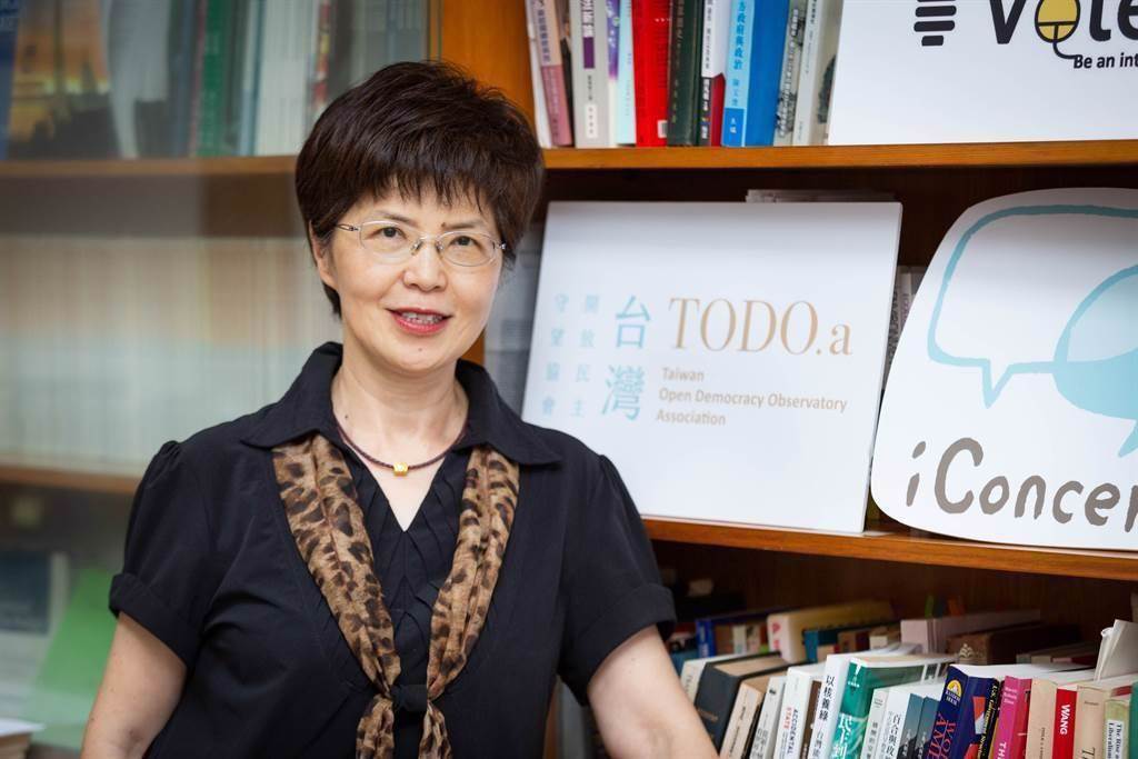 台灣民主基金會執行長廖達琪。中時