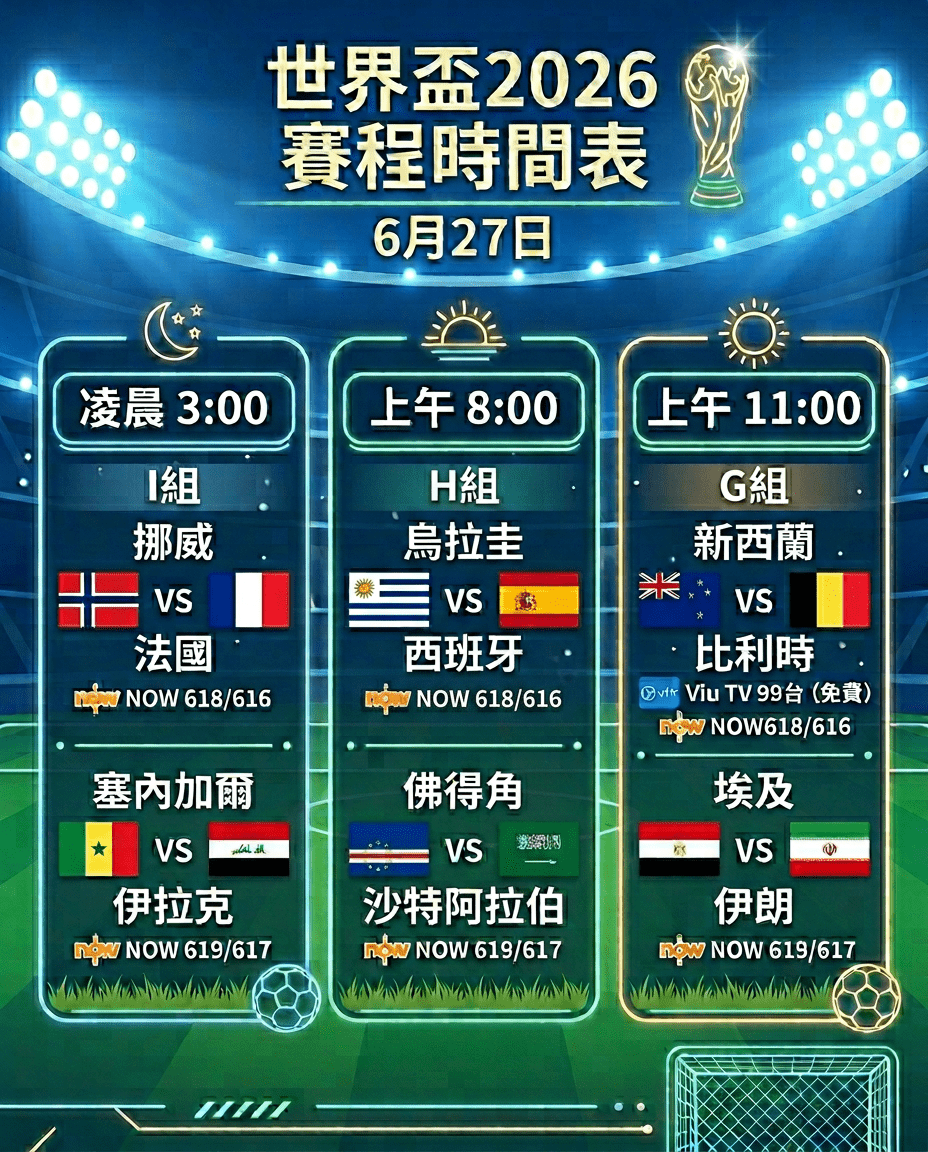 2026世界盃賽程。 2026世界盃賽程。