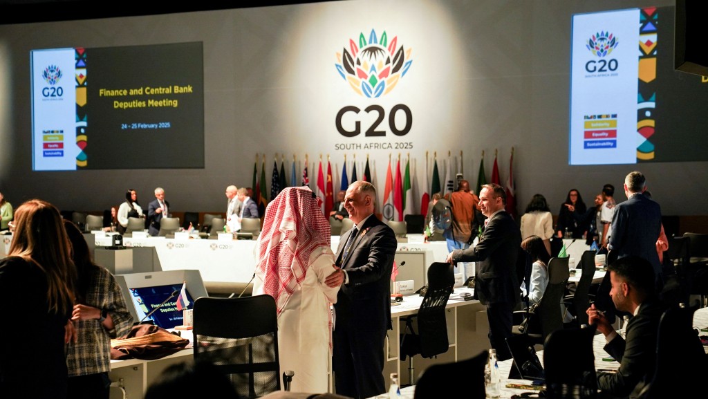 G20財長會本周在南非開普敦召開。 路透社