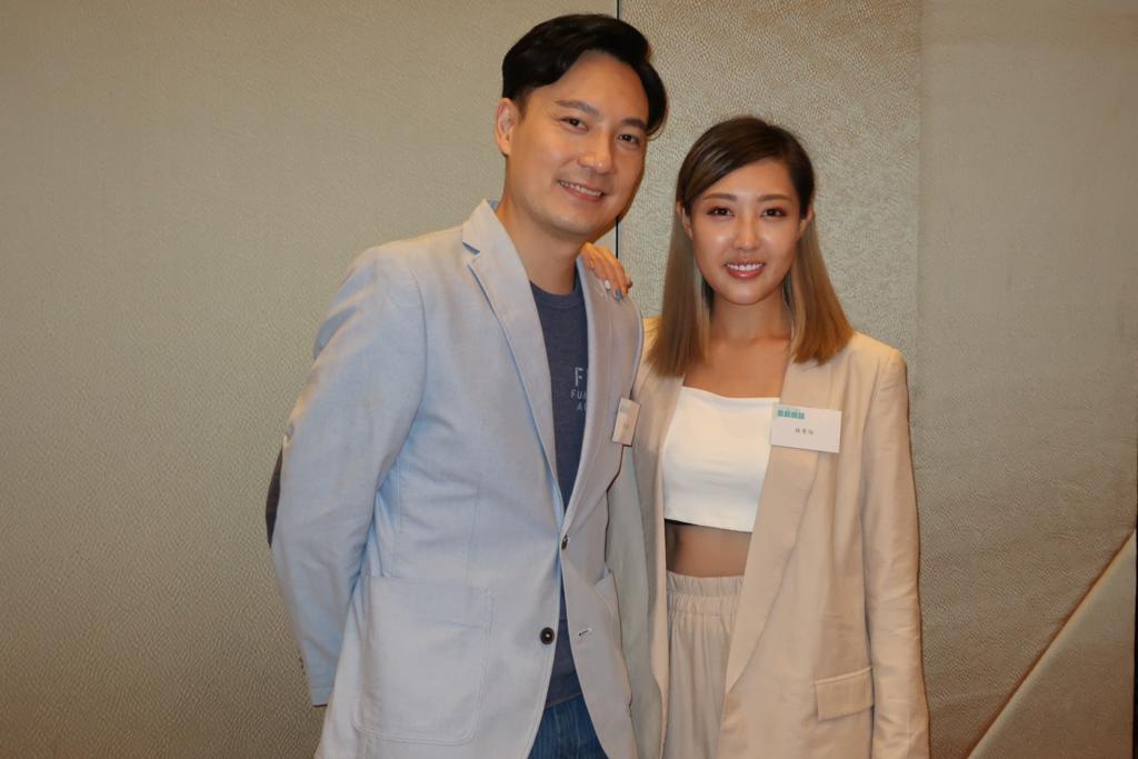 林秀怡與鄧永健合作拍宣傳片,並飾演人妻。