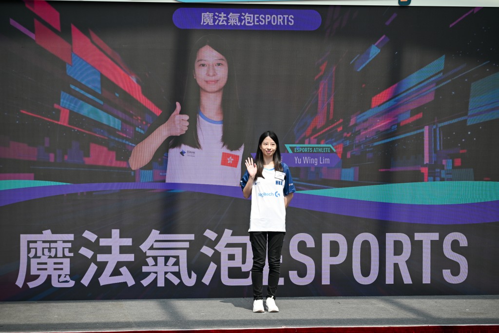 余穎廉是今屆唯一一位出戰單人項目的女運動員。攝影:魏國謙 余穎廉是今屆唯一一位出戰單人項目的女運動員。攝影:魏國謙