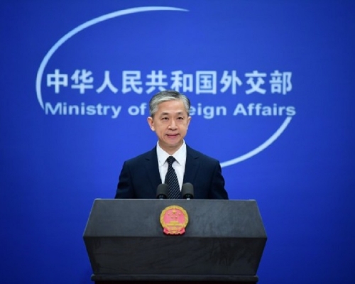 外交部發言人汪文斌。網上圖片