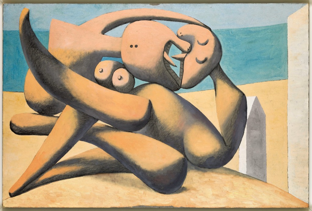 巴勃羅．畢加索，《海邊的人像》，1931年， © Succession Picasso 2025。