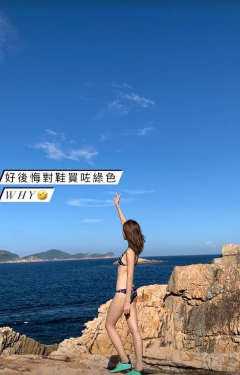 但原來很後悔買了綠色防滑鞋。
