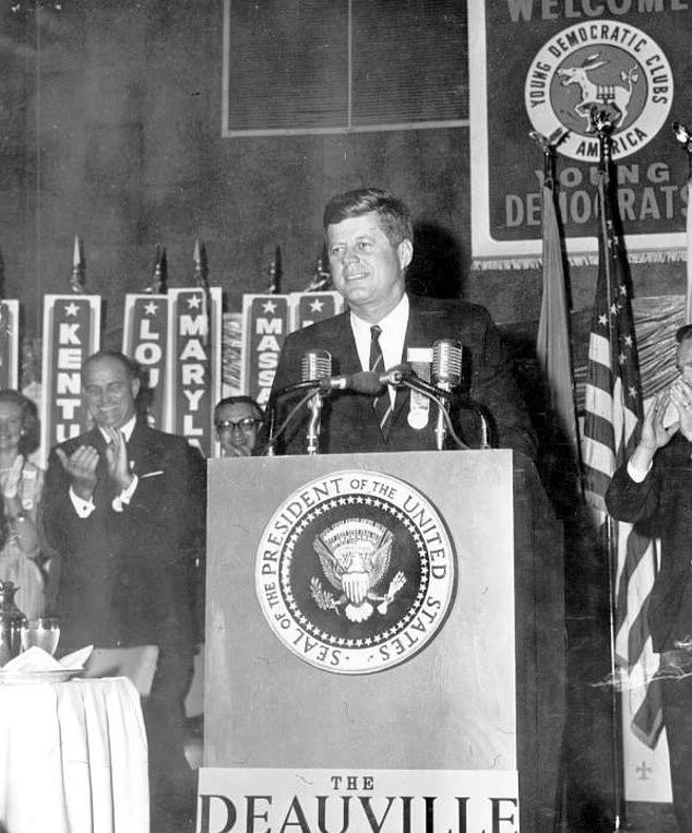 甘迺迪1961年曾在該酒店舉行的民主黨大會上發表講話。資料圖