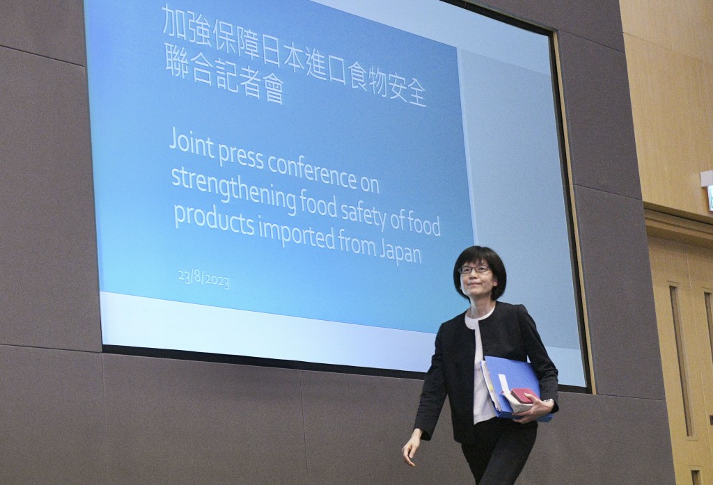食环署署长已发出食物安全命令，并且已经刊宪，明天起禁止东京等10都县水产品进口。陈浩元摄