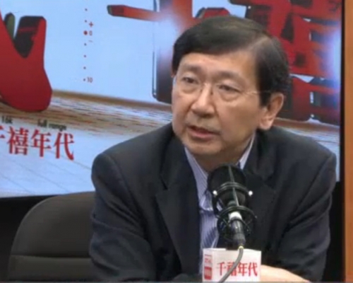 陳文敏認為中央要做到「自我約束，有權而不用」。