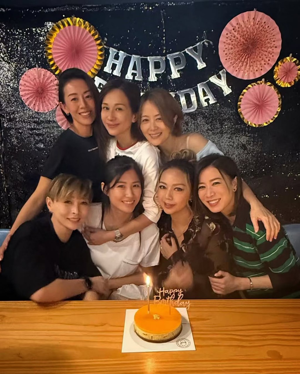鍾麗淇去年慶祝生日時，開始出現暴瘦歪面。