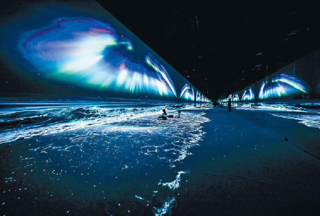 ■ARTE MUSEUM透過先進投影技術及數碼藝術與音效，呈現各種視覺藝術場景。