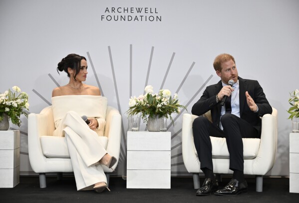 哈里與梅根2020年9月與Netflix簽訂為期5年的合約。美聯社