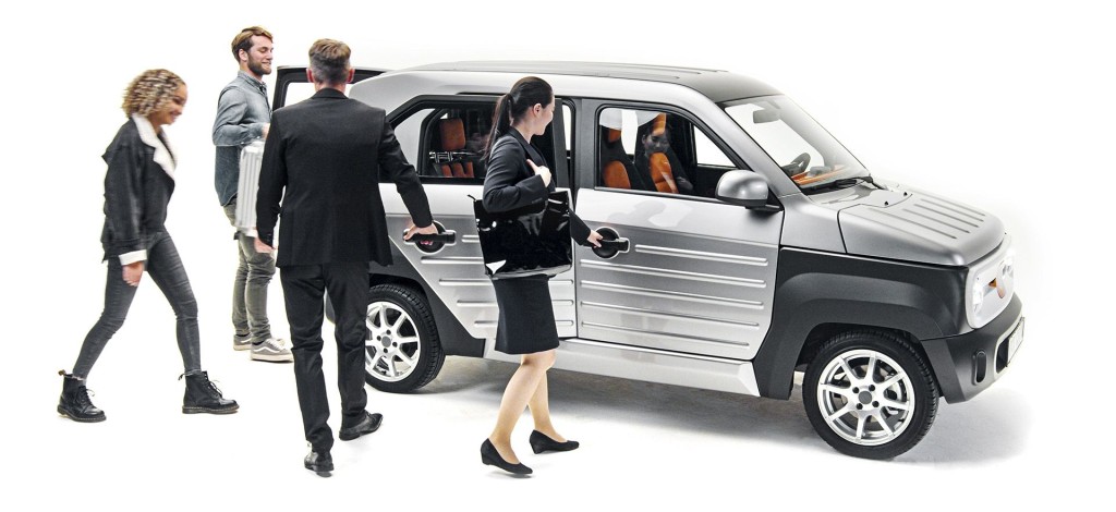 作為城市代步用小車,可同時間搭載4名乘客。