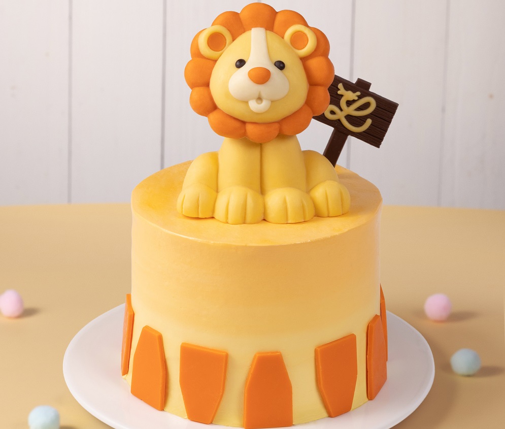 Jungle King 森林之王（$628/个，2磅），焦糖云呢拿牛油忌廉蛋糕以森林之王小狮子为主角，蛋糕充满香甜焦糖味。