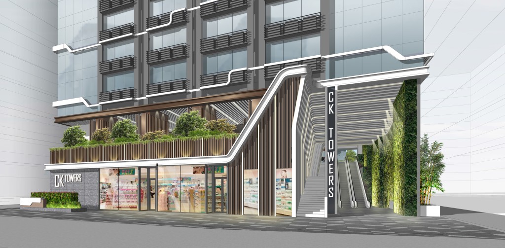 商廈底層設有面積逾2500方呎鋪位。