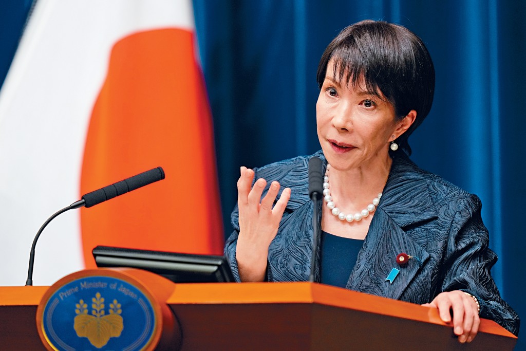 高市早苗的21.3萬億日圓大型經濟刺激政策上周五獲內閣通過，是當地新冠疫情以來最大規模的刺激計劃。