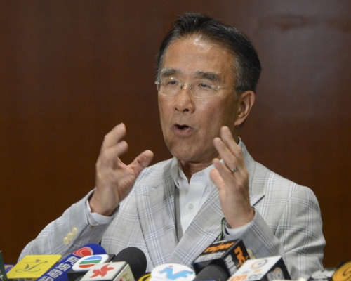 田北辰提出採納「港人港審」方案。資料圖片