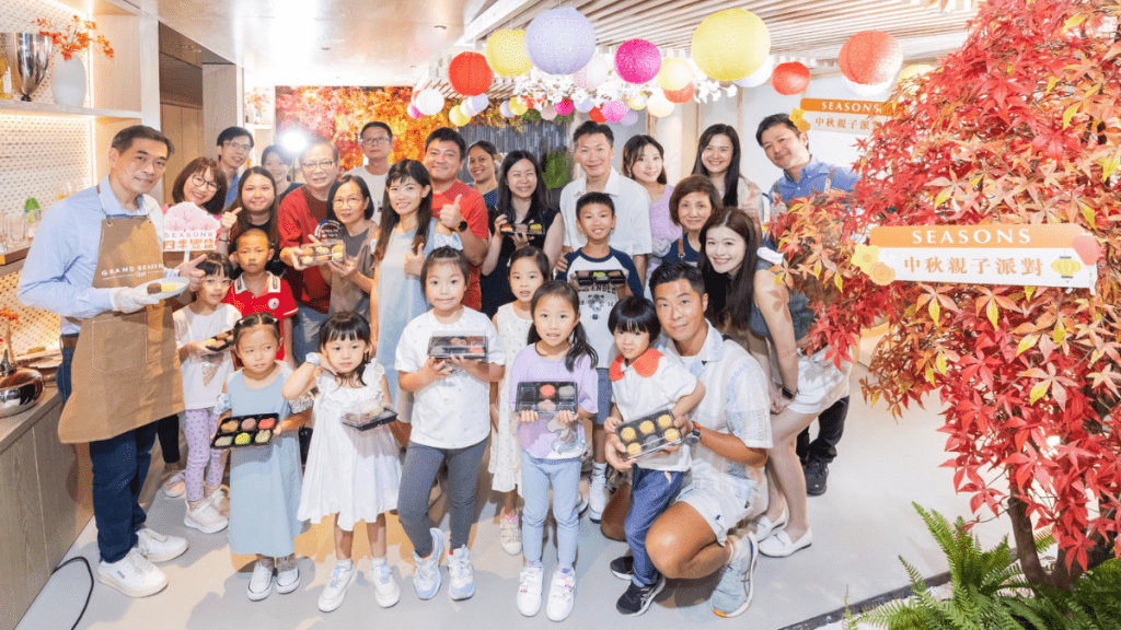 SEASONS系列展覽廳辦中秋節親子派對，吸引逾百組客參與。