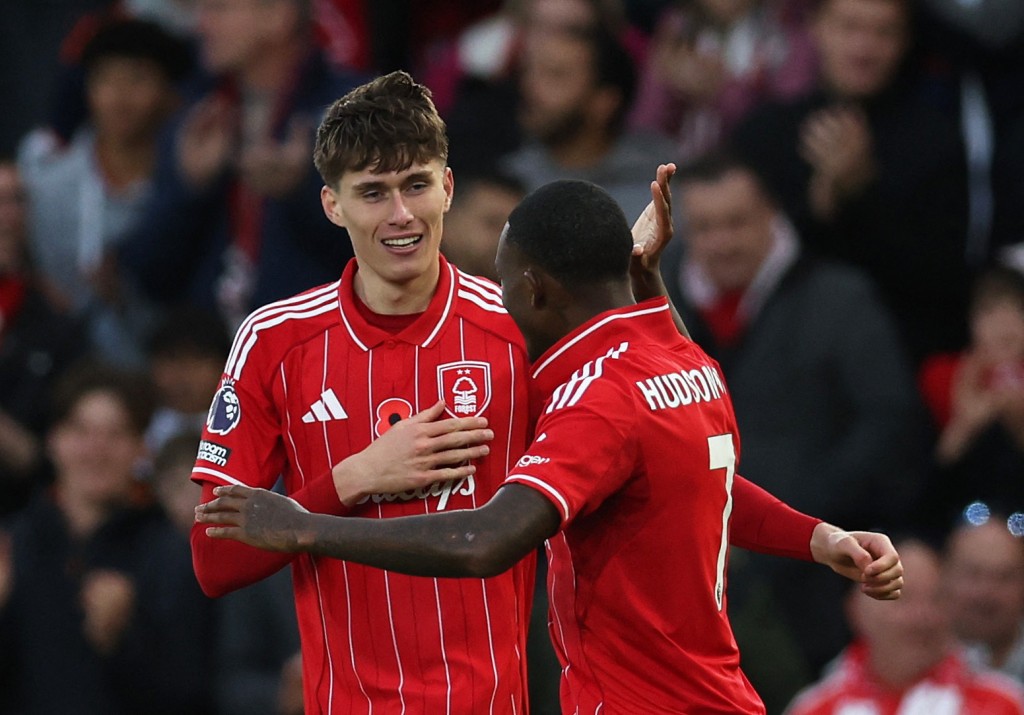 尼高路沙禾拿的入球助森林一度反超前。路透社