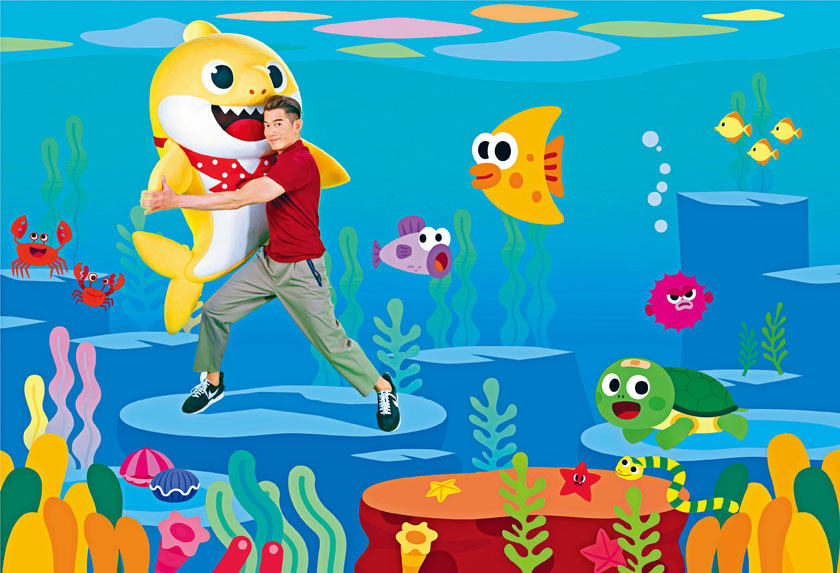 城城创出个人风格的「Baby Shark Dance Challenge教学短片」。