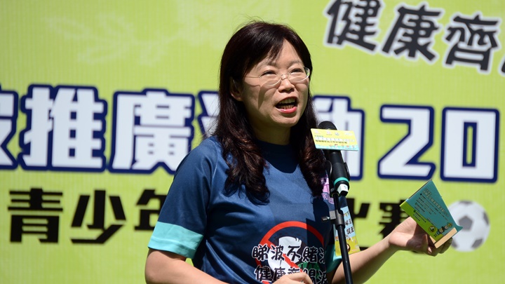 傅小慧在聯合國會議發言。資料圖片