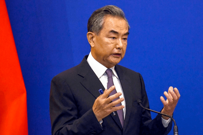 外长王毅抨击美国对华政策。AP图片