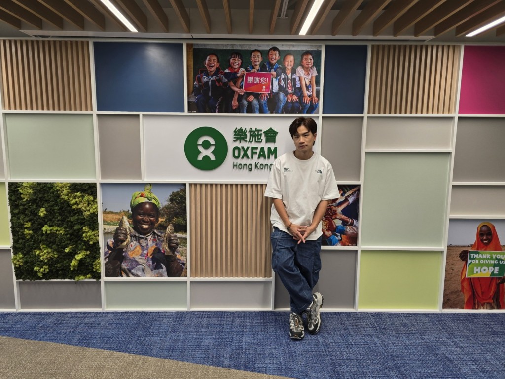 「C AllStar」成員梁釗峰今年6月底以樂施會大使身份，隨團出發到尼泊爾偏遠山區探訪一個星期，深入了解當地人民面對的生活困境。（照片︰潘蔚能/樂施會）