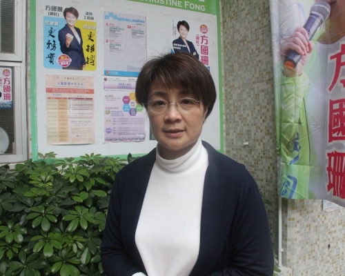 方國珊今日到高等法院申請暫緩執行令。