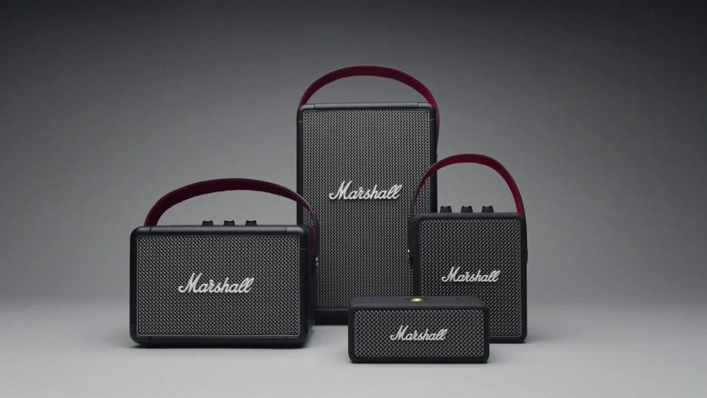Marshall至今已推出了多款不同性能的喇叭。（圖片來源：Marshall）