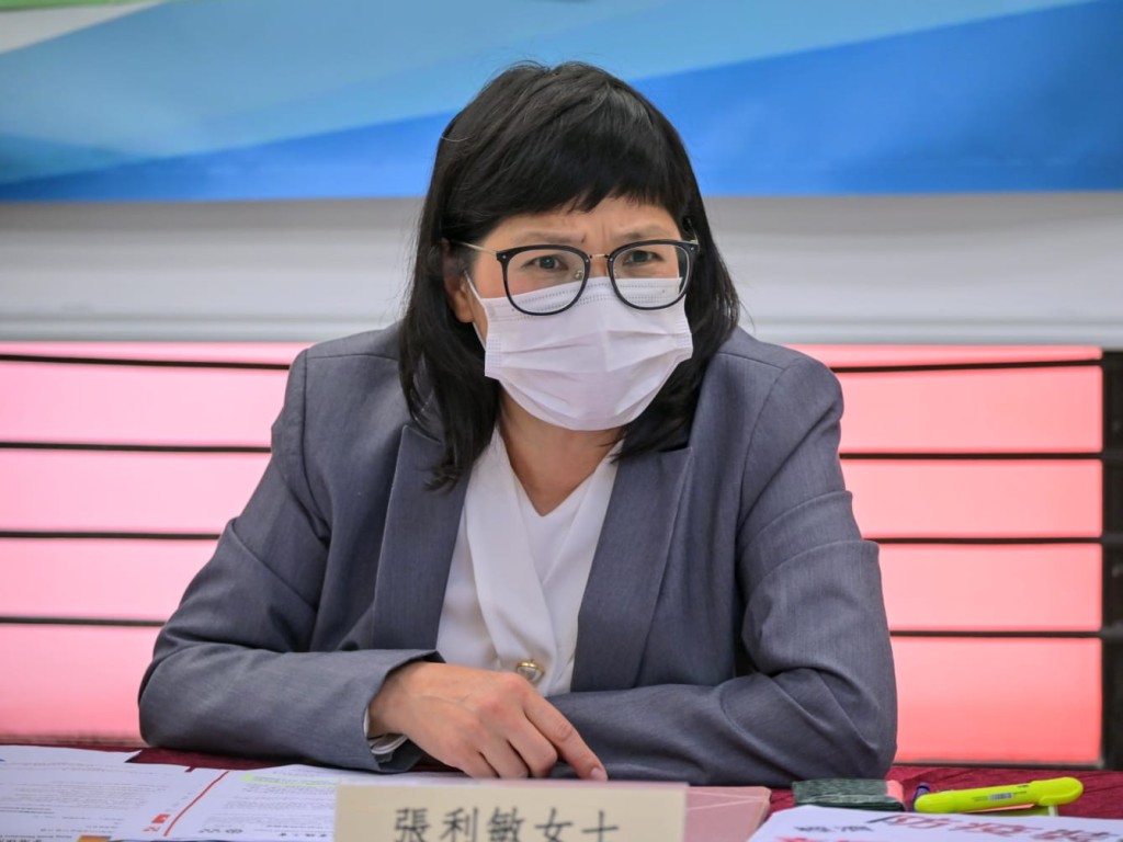 保險業總工會副會長張利敏。