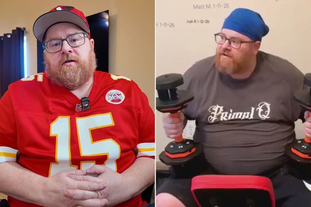 博伊斯為了減肥，計劃反鎖房間一年。@theisolationyear/Instagram