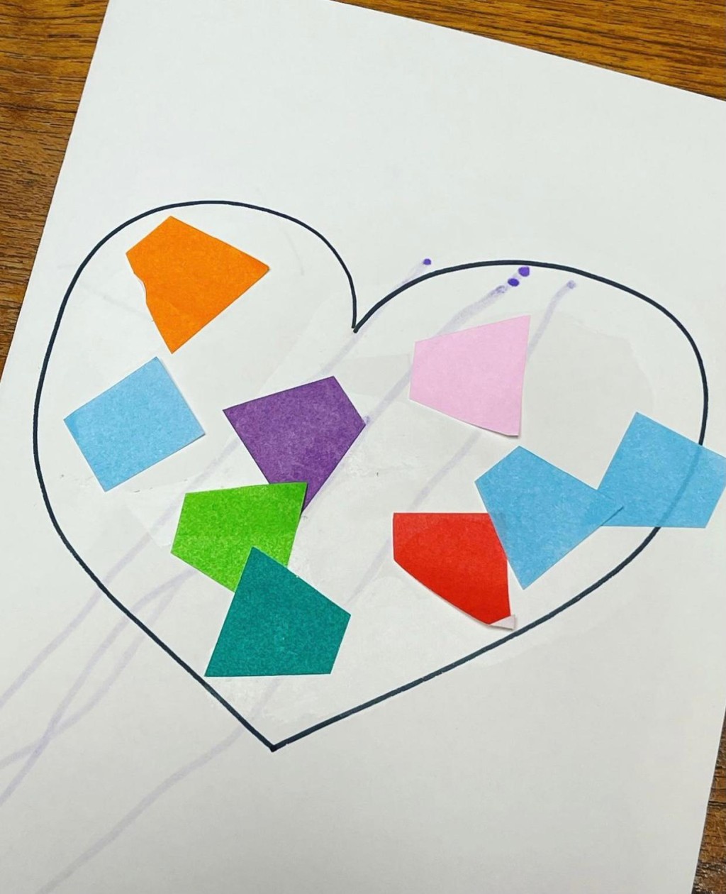 阿仔送畀雪雪嘅母親節賀卡。