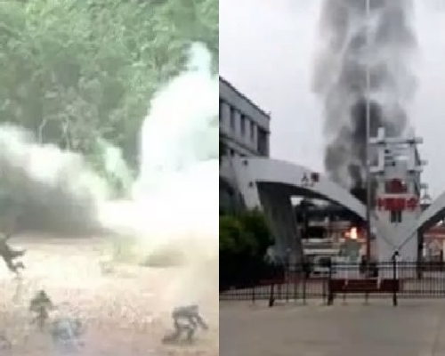緬甸北部果敢地區爆軍事衝突。網圖