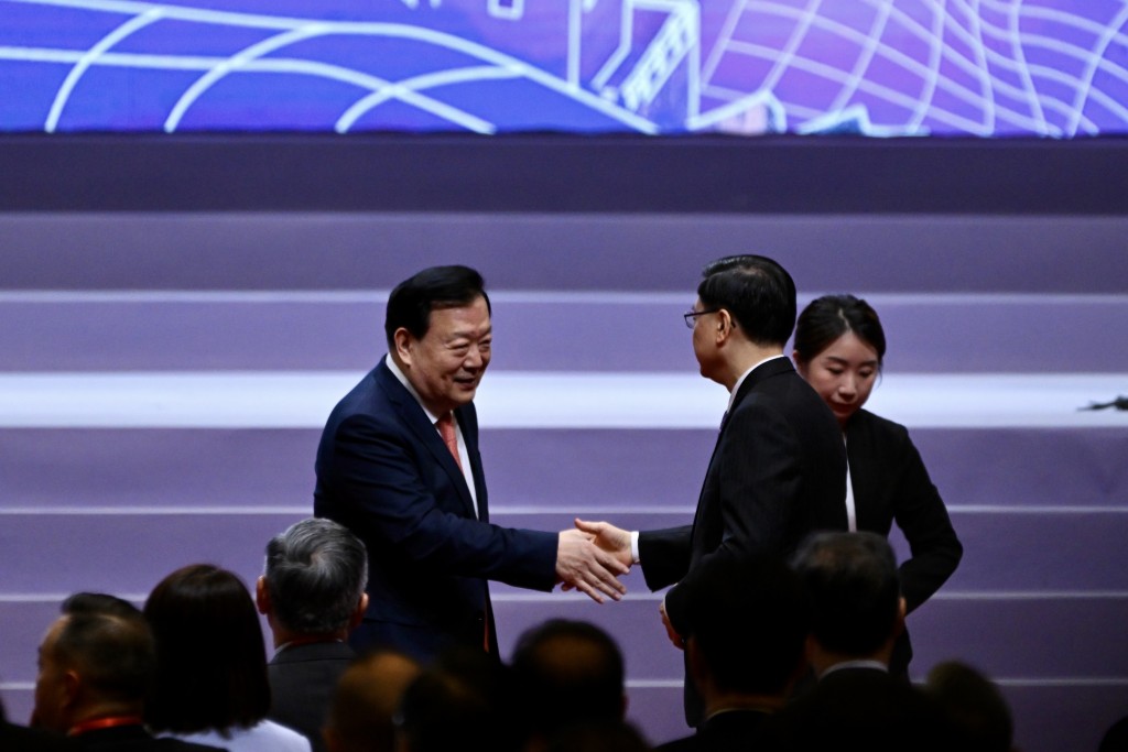 6月21日,夏寶龍出席《香港國安法》公布實施五周年論壇開幕典禮。劉駿軒攝 6月21日,夏寶龍出席《香港國安法》公布實施五周年論壇開幕典禮。劉駿軒攝