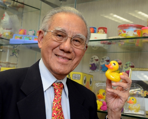 有「小黃鴨之父」稱譽的林亮。 資料圖片