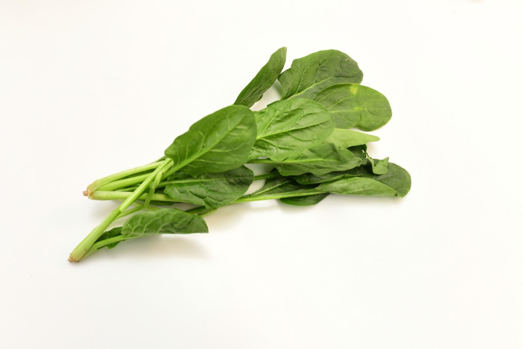 菠菜含豐富營養。 菠菜含豐富營養。