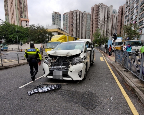 涉事七人車。  歐陽偉光攝