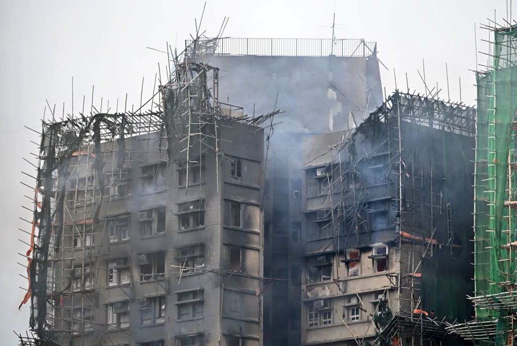 宏福苑火災後,安置與重建問題將成焦點。資料圖片 宏福苑火災後,安置與重建問題將成焦點。資料圖片