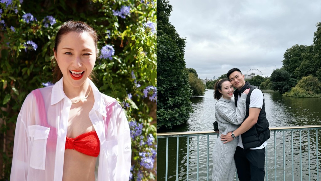 賭王千金何超雲與消防隊長未婚夫傳分手後疑有新歡   慶生照曝線索  被鬍鬚男擁入懷摟腰攬到實  