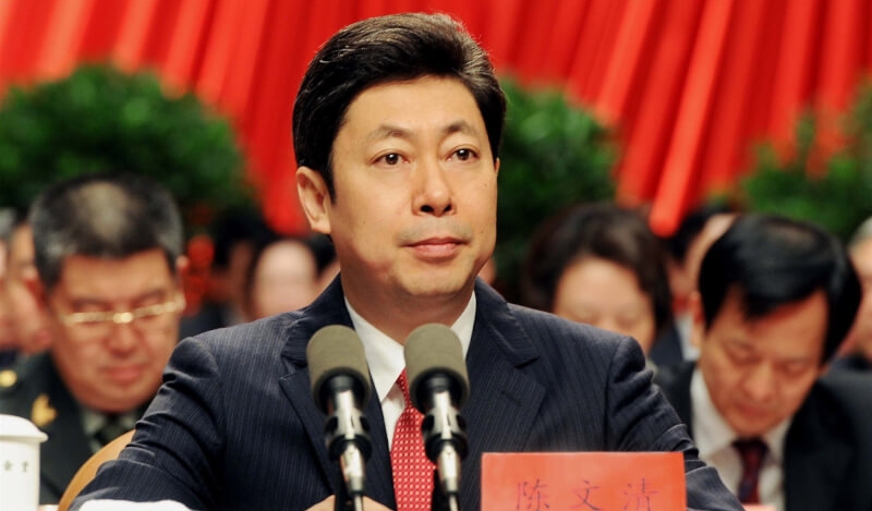 中央政法委書記陳文清。