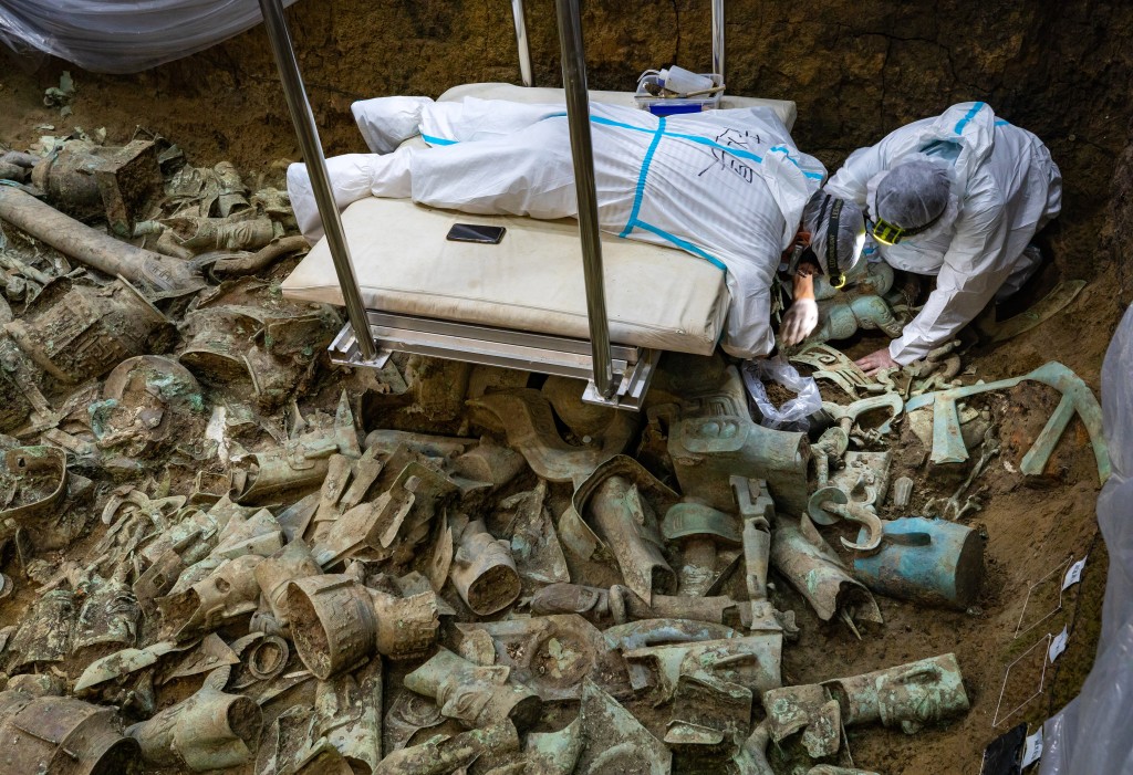 位於四川省廣漢市的三星堆古遺址，是迄今發現範圍最大的古蜀文化遺址。