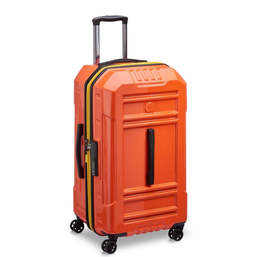 Delsey Paris Rempart行李箱系列，大小尺码都可轻松叠起来存放，其可扩充式设计亦可增加收纳空间。