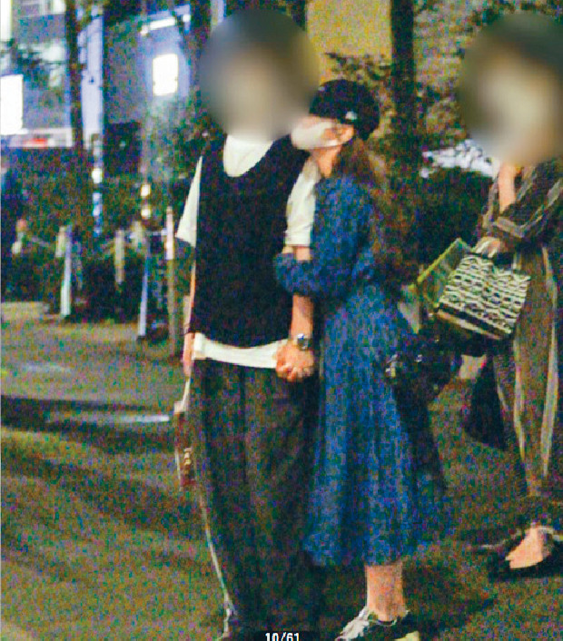 ■星野南月初被拍到，跟男友十指紧扣在新宿拍拖。