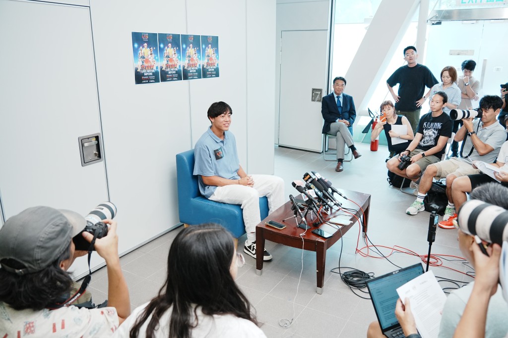 黃澤林終有機會在啟德獻技。 黃澤林終有機會在啟德獻技。