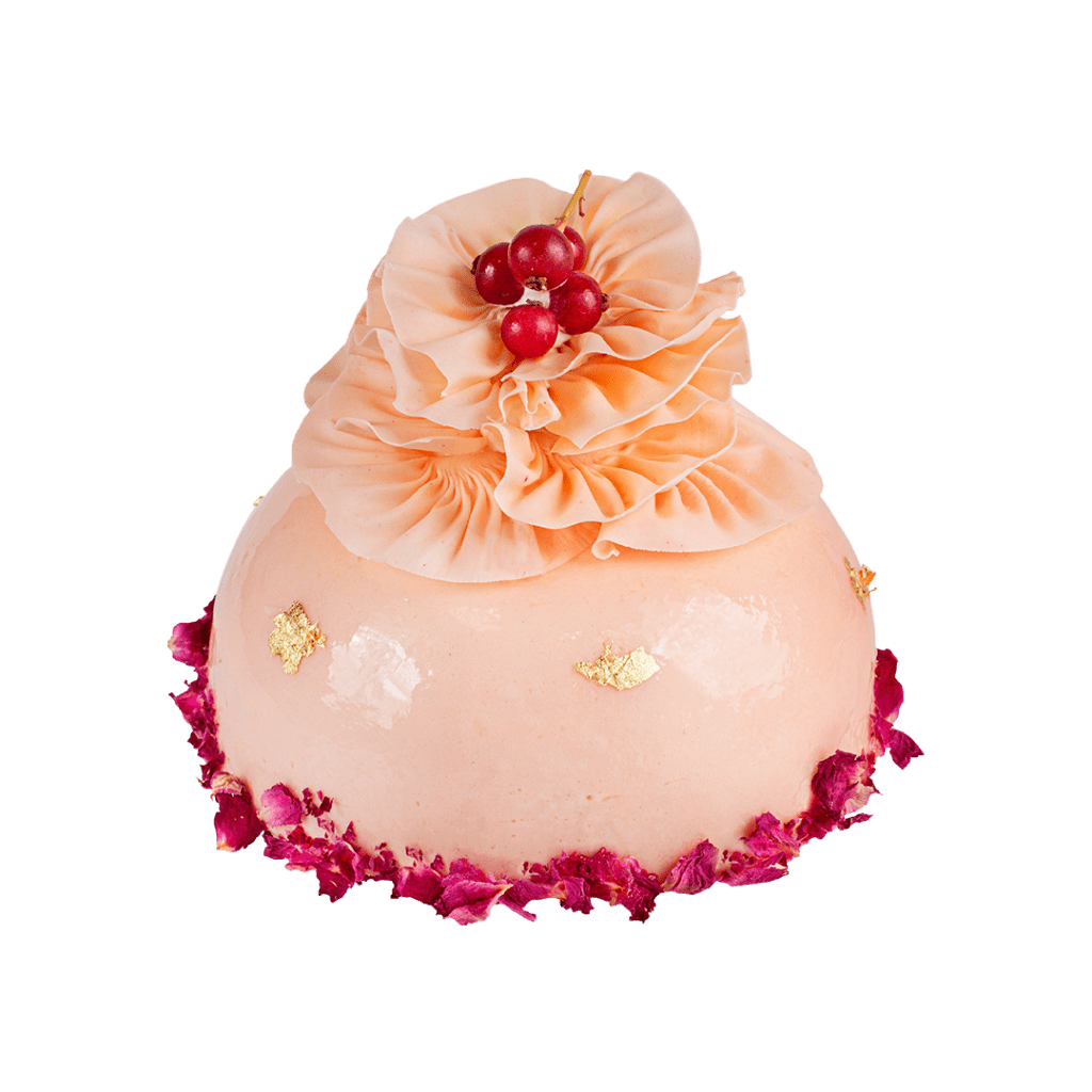 「典雅女王」日本産白桃蛋糕：$418；早鳥86折優惠：$355.3