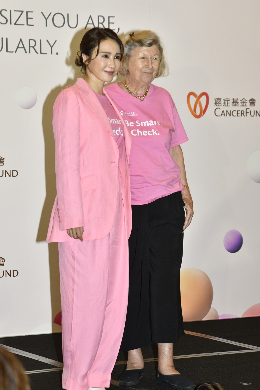 黎姿指活動很有意義，因乳癌在香港很常見，希望藉此宣揚女性能互相支持。