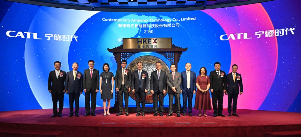 陳茂波上周出席寧德時代新能源科技股份有限公司上市儀式。陳茂波網誌 陳茂波上周出席寧德時代新能源科技股份有限公司上市儀式。陳茂波網誌