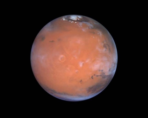 火星在「火星衝」當日將相當明亮。美國NASA圖片
