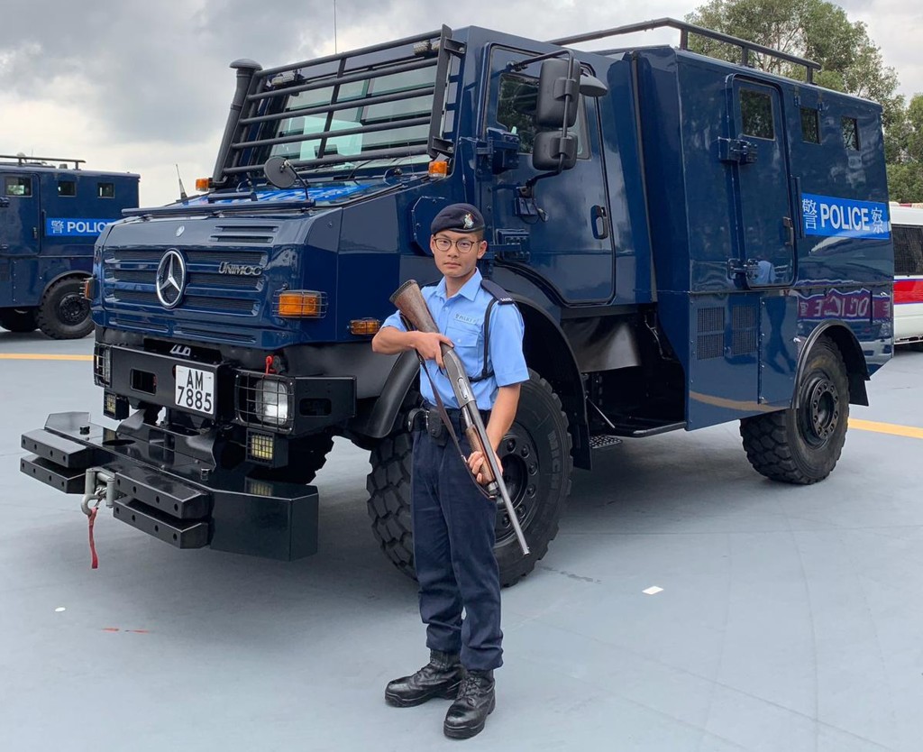 警员冯嘉富承诺会做好警察职责，致力保护市民生命和财产。