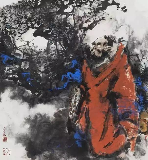 徐錦江的畫作。